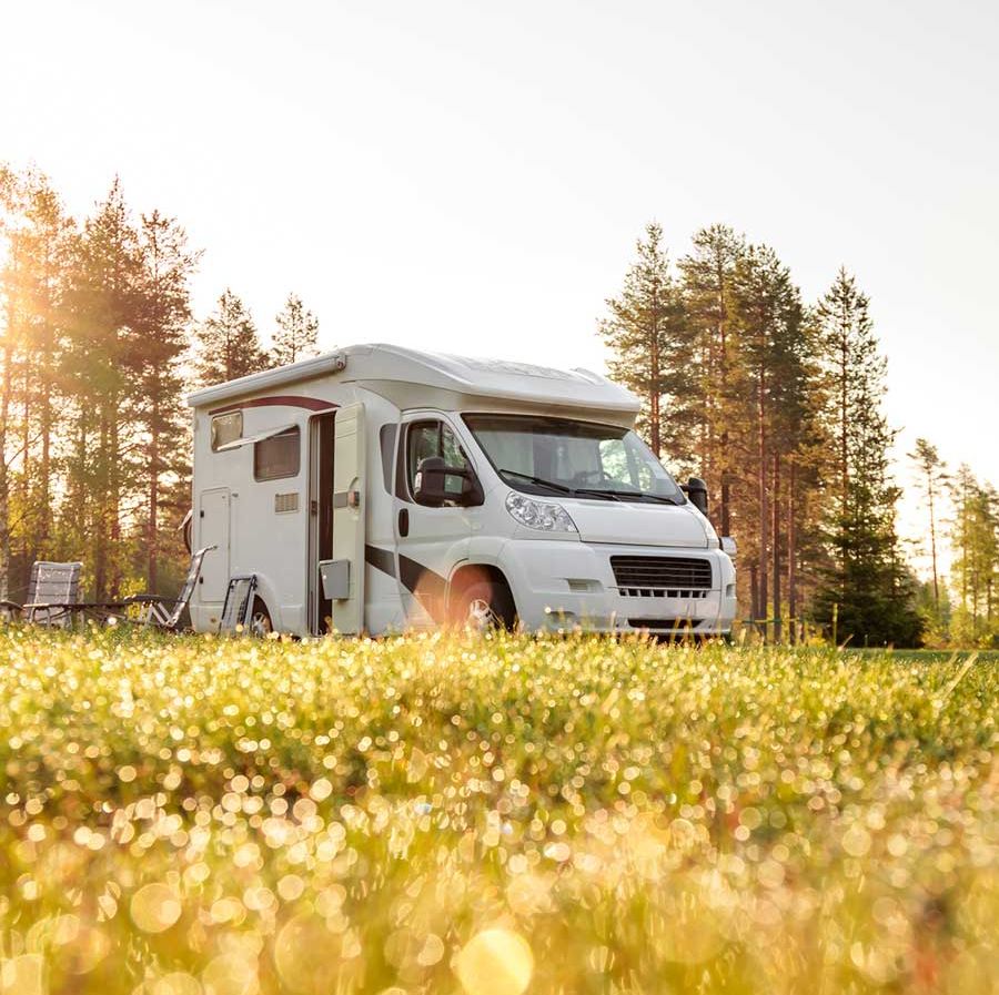 Familienurlaub Reise Wohnmobil, Urlaubsreise im Wohnmobil